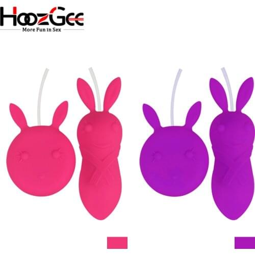 HoozGee Rabbit Pulse Vibrating Bullet Egg Vibrator Sex Toy Products Remote Control 7 Speed Vibration Stimulate Clitoris G-spot
