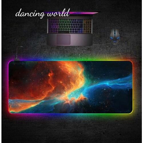 Gaming Mouse Pad Computer Mousepad RGB Large Mouse Pad Gamer XXL Mouse Carpet Big Mause Pad PC Desk Play Mat with Backlit