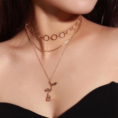 ISINYEE Gold Chokers