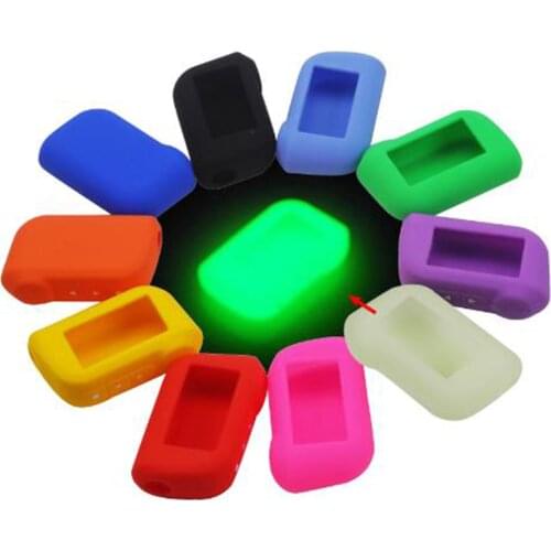 Kutery 10psc A93 A96 A63 Keychain Silicone Cover Key Case For Starline A93 Two Way Car Alarm Remote Controller LCD Transmitter