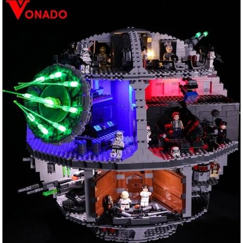 The Led Light Set For 75159 wars Death Star Building Blocks Bricks Toys (only light+Battery box)