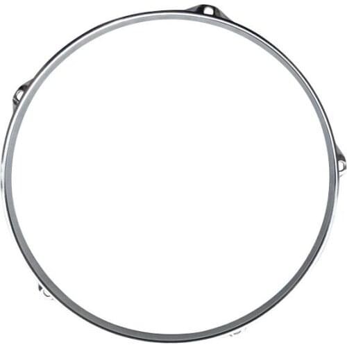 12 Inch 5 Hole 13 Inch 5 Hole 14inch 5 Hole Snare Drum Rim Iron Drum Hoop Drum Ring Silver Color Drum Accessories