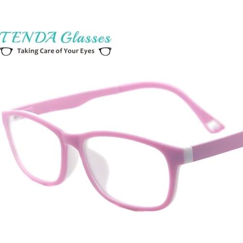 Boy Girl Eyeglasses Ultem Lightweight Flexible Eyewear Frame Children Prescription Glasses