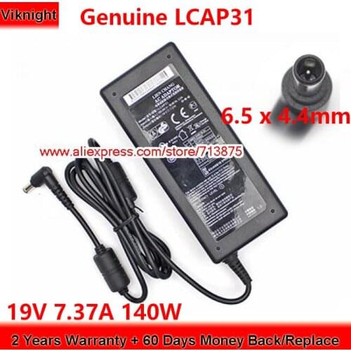 Genuine Black A140A002L 140W Charger 19V 7.37A AC Adapter for LG 34UM94 35WN73A 34GK950F Monitor 34UM95-PD