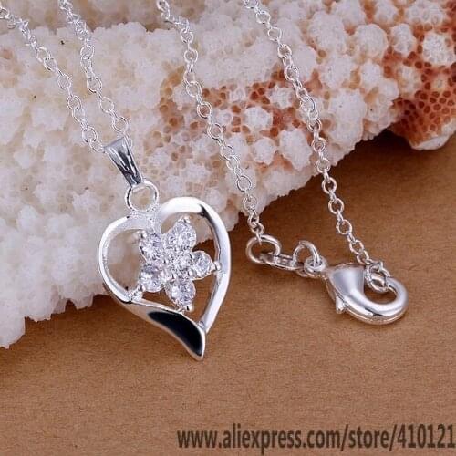 P207_2 Lucky Charm Silver Color Pendants For Women Sterling Necklace Women Accessories Fashion Pendant /fmpaodwa Celakvsa