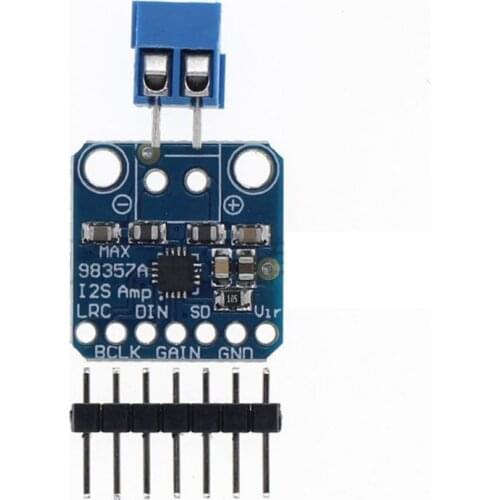 High Performance Digital Power Amplifier Board MAX98357 I2S Mono Amplifier Module 3W DAC Decoder Compatible with Pi Dropship