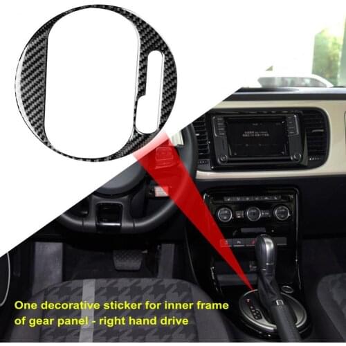 Sturdy Exquisite Inner Gear Shift Panel Trim Eco-friendly Panel Sticker Non-scratching