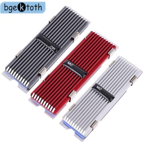 M.2 SSD NVMe Heat Sink heatsink M2 2280 SSD Hard Disk Aluminum Heat Sink with Thermal Pad for PCIe SATA M2 ssd For PC