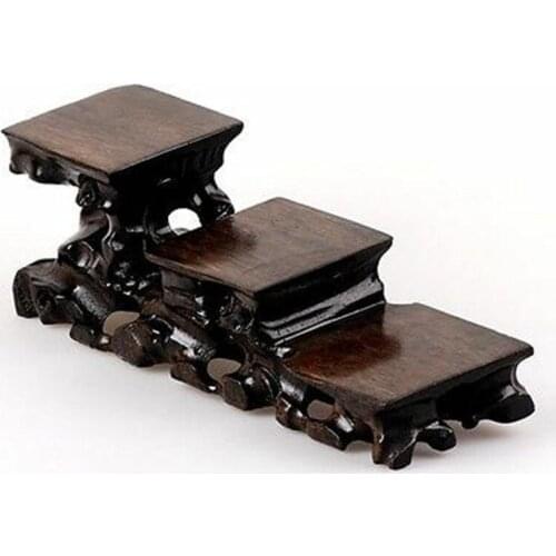 RARE Wood Stands for Snuff bottles,Carving Display