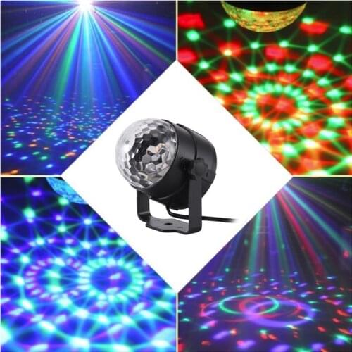 With Remote Control 7 Colors Strobe Light Stage Light Luminous Fantastic Christmas Decor KTV Wedding Ball Dance Lamp Party