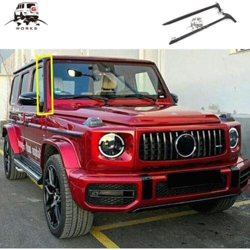 W464 A pillar fit for G-class 2018-2020year W464 front window side carbon fiber pillar