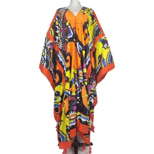 Middle East 2021 Autumn Winter Bohemian Full Length Muslim Kaftan Party Dress For Women Traditional African Prayer Hijab Caftan
