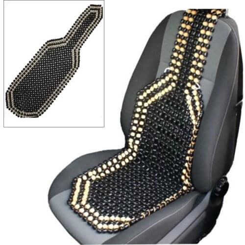 New 2 Colors Universial Summer Cool Wooden Bead Seat Cover Massage Cushion Chair Cover Car Auto Office Home