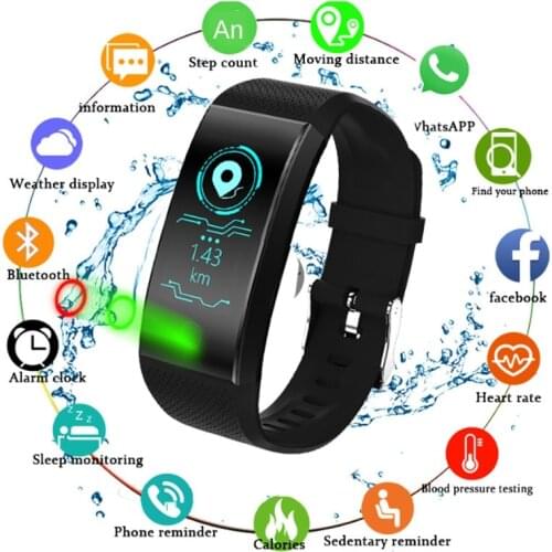 Smart Bracelet Waterproof Heart Rate Monitor Smart Band Sport Passmeter Calories Mileage Multi Sport Fitness Tracker