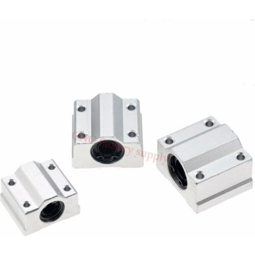 10pcs/lot SC10UU SCS10UU SCS8UU SCS6UU SCS12UU SCS8LUU SC12UU 10mm Linear Ball Bearing Block for shaft CNC Router 3D printe part