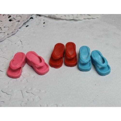 AILAIKI Best Selling Flip Flops For 1/6 Dolls Toy Slippers Mixed-Color Sandals Doll Shoes Factory Wholesale Lowest Price Toy