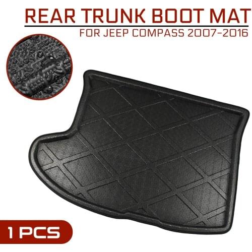 Car Floor Mat Carpet Rear Trunk Anti-mud Cover For Jeep Compass 2007 2008 2009 2010-2016