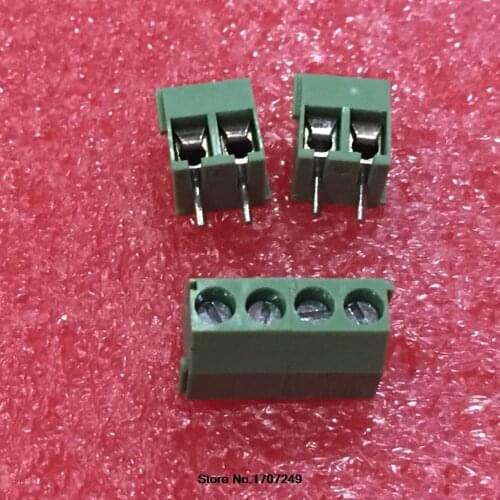Free Shipping 100PCS KEFENG KF350-3.5-2P KF350-2P KF350 2Pin 3.5mm Environmental copper feet PCB Screw Terminal Block Connector