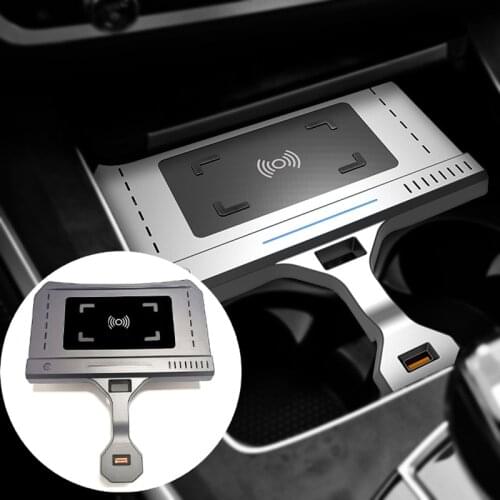 15W fast charging QI car wireless charger phone charger charging plate panel charging holder for BMW X5 G05 X6 G06 X7 G07