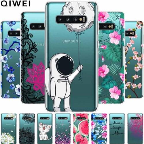 For Samsung S10 Plus Case Transparent Clear Soft TPU Silicone Cover For Samsung Galaxy S10 S10E S 10 s10plus Phone Cases Fundas