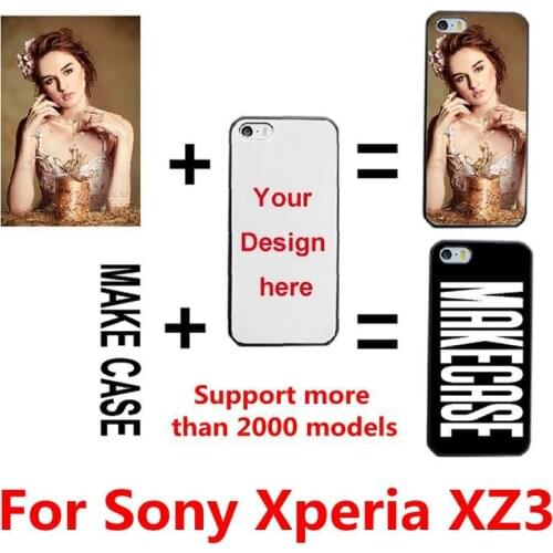 DIY Personalized custom photo name Customize printing your design picture cover case for Sony Xperia XZ3