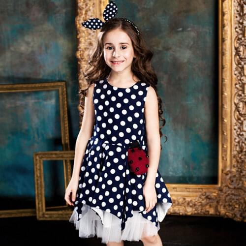 Childdkivy Girls Dress 2020 New Teen a big Girls Princess Dress Red Ladybug Children Clothes Kids Party Dresses for Girls 2-16 Y