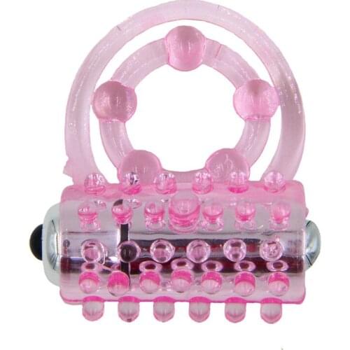 Dingye Dual Pleasure Clit Flicker Vibrating Penis Ring Sex Products for Men Cock Ring