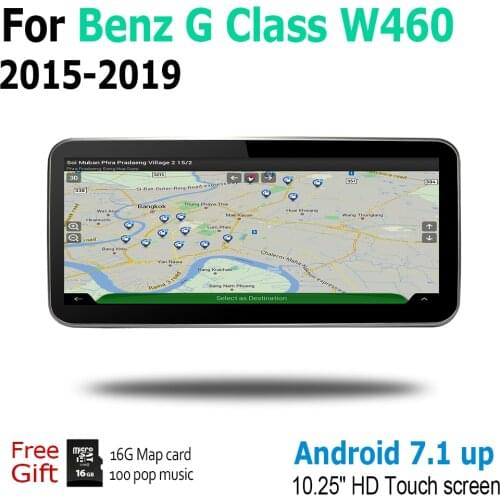 For Mercedes Benz G Class W460 2015 2016 2017 2018 2019 NTG Android Car GPS Navi Map Original Style Multimedia Player Auto