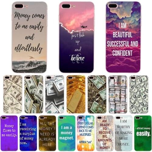IMIDO Soft silicone phone case for iPhone x xs xr xsmax 7 8plus 6 6s plus 5 5s se 6 7 8 Lots of money patterned TPU shell Cover