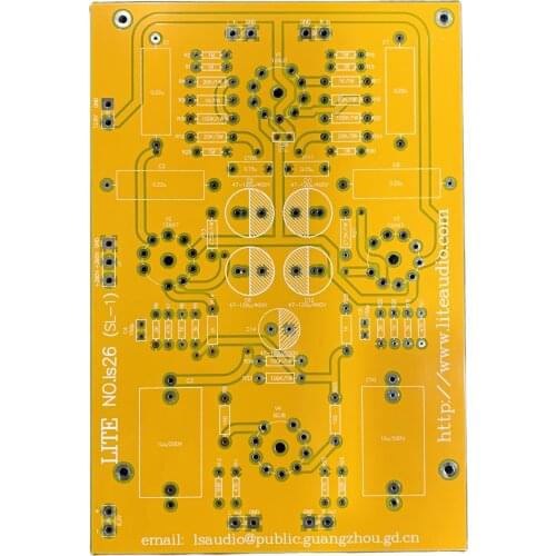 LS26 PCB Fully Balanced Tube Preamp Board Empty Board PCB Base On CAT SL-1 Lines