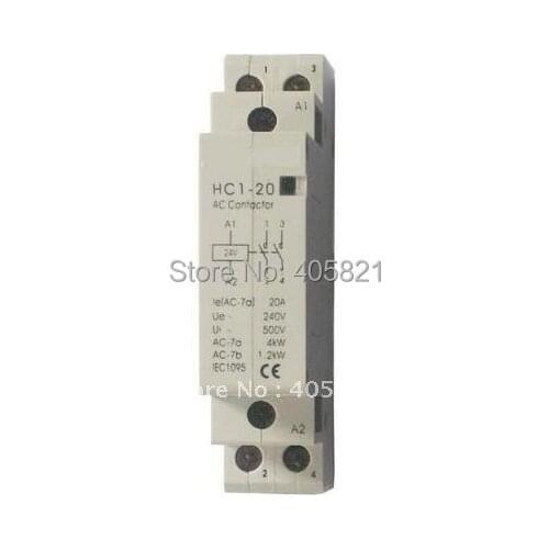 Modular contactor CT1-20 2NO 2P 20Amps household contactor