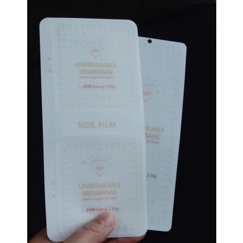 New UnBreakable Membrane TPU Hydrogel Film For Samsung Galaxy Z Flip Full Cover Edge Sides Screen Protector