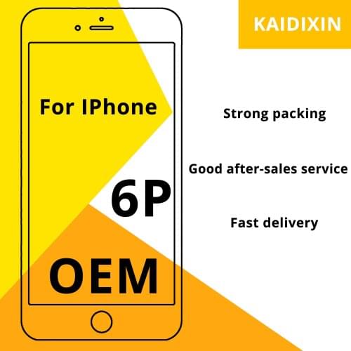 OEM AAA+++ Quality For iPhone 6P LCD 100% No Dead Pixel pantall For iPhone 6P Screen Digitizer assembly Replacement Free Tools
