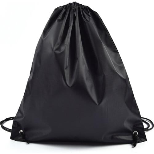 Portable Oxford Sports Bag Drawstring Bag Belt Riding Backpack Gym Drawstring Shoes Bag Clothes Backpacks Waterproof