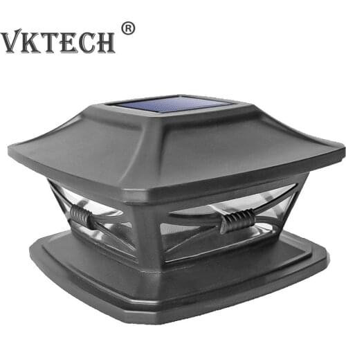 VKTECH Solar Light Fence Light IP44 Outdoor Solar Lamp For Garden Decoration Gate Fence Wall Courtyard Cottage Solar Lamp