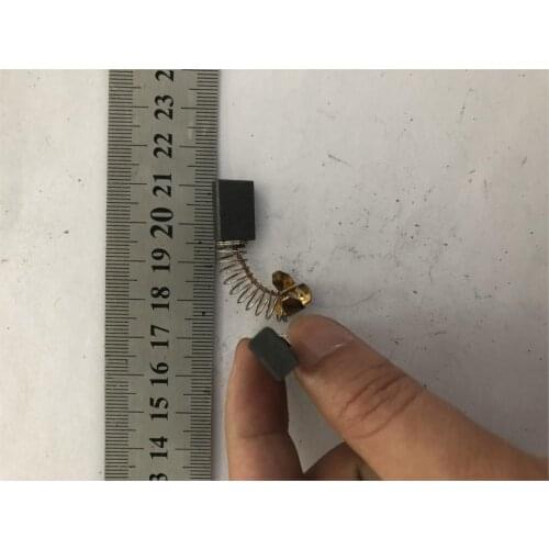 2pcs CB103 6x10x16mm Electric Motor Carbon Brushes Springs & Wicks Power Hand Tool Grinder for Makita 15/64"x25/64"x7/11"