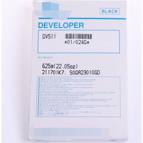 625g Dv511 Developer Powder For Konica Minolta BH 420 500 501 Compatible BH420 BH500 BH501 Copier Spare Parts
