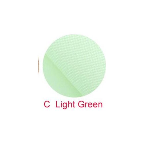 6thoneroom 14 Count (14 CT) 50X50cm Aida Cloth Cross Stitch Fabric C light green aida Best Quality Free Shipping
