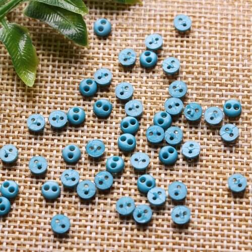 50pcs 4mm Handmade Doll Accessories DIY doll Clothes Mini Buttons Round Candy Color Buttons For Doll Toys Clothes Accessories