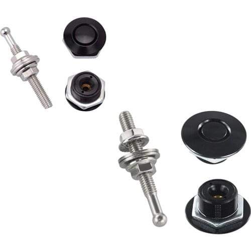 Quick Release Latch License Plate Lock Clip 1.25 Inch Diameter Aluminum Alloy Car Hood Pins Lock Clip Kit For Bumper Hood Licens