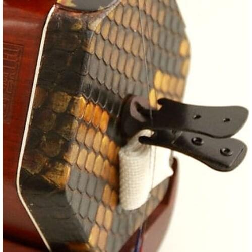 Black Erhu Zhonghu Mute Finish Erhu Muffler Silencer String Part Accessories