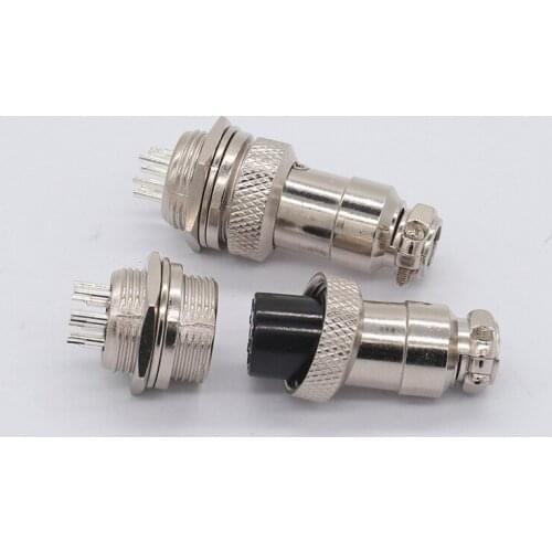 GX16 Bulkhead Panel M16 Power Connector 16MM 2 3 4 5 6 7 8 9 10 Pin Industrial Jack Audio LED Medical Outdoor Waterproof Adapter