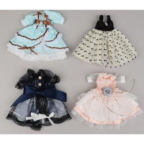 Exquisite 1/6 Doll Clothes Girl Dress Fits 30cm Doll Fashion Skirt Doll Clothes