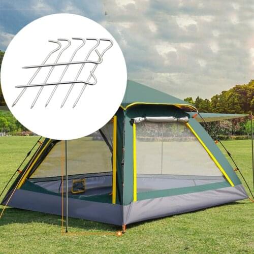 18cm Aluminument Tent Pegs Stakes Nails Ground Pin Camping Hiking Fishing Canopy Outdoor Traveling Tent Pegs Ground Accessories