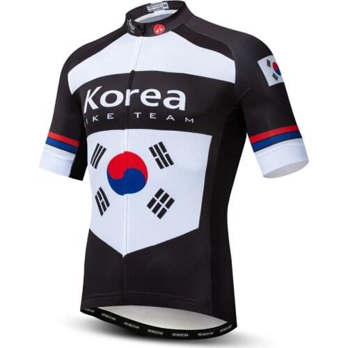 Korea Mountain Bike Cycling Jersey Shirt Summer Breathable Cycling Clothing Pro Team MTB Bicycle Jersey Top Maillot Ciclismo
