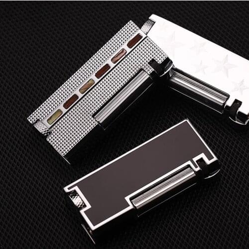 Zorro Kerosene Lighter Side Sliding Flint Grinding Wheel Lighter New Resin Paint High Ignition Rate Smoking Gift Original Box