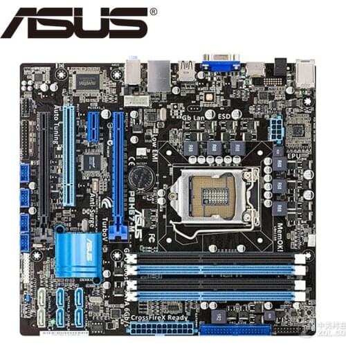 Asus P8H67-M Desktop Motherboard H67 Socket LGA 1155 i3 i5 i7 DDR3 32G u ATX UEFI BIOS Original Used Mainboard On Sale
