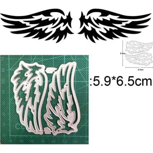 2021 new metal cutting dies cut die mold Wings Border decoration Scrapbook paper craft knife mould blade punch stencils dies