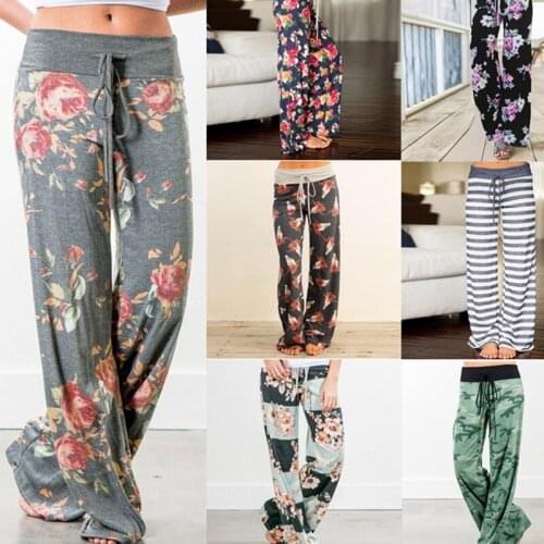 2021 Summer New Fashion Big Size Lengthened Jogging Pants Womens Sports Pants Womens Trousers Wide Leg Pants High Waist