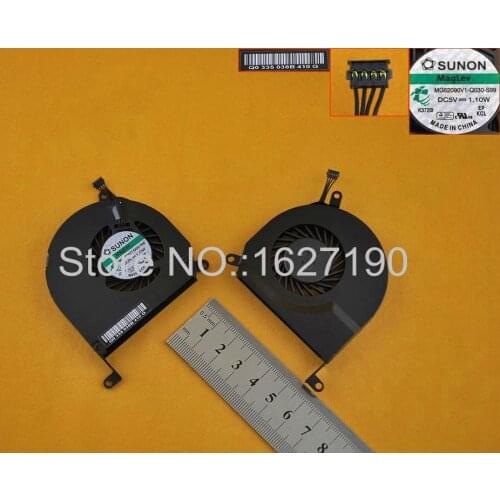 NEW laptop CPU Cooling Fan Repair Replacement for APPLE MacBook Pro A1286(Left side ) MG62090V1-Q030-S99 CPU Cooler/Radiator